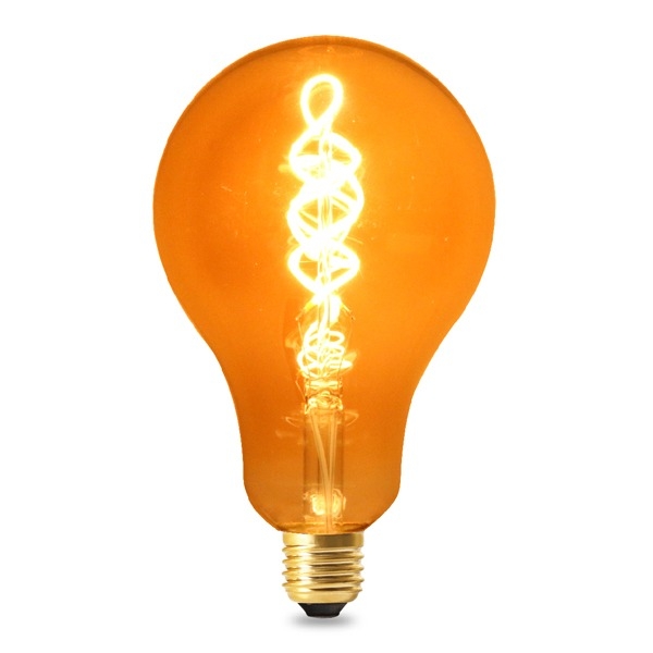 Bec Led Cu Filament Spiral E27 A100 4W Chihlimbar