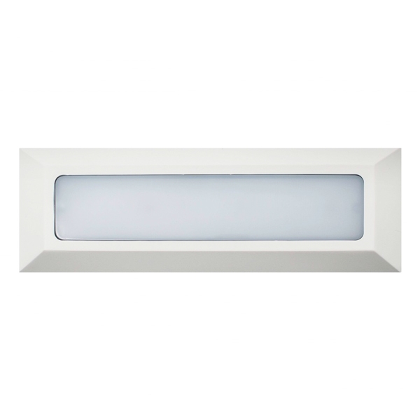 Led Suprafata Baliza Perete Lung Dreptunghiular Alb 3W Ip65