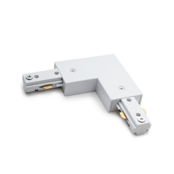 Conector L Pentru Șină Albă Bifazată