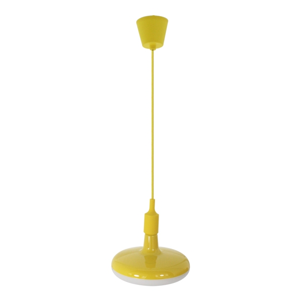 Lampa Led E27 18W Galben Cu Plafoniera Inclusa