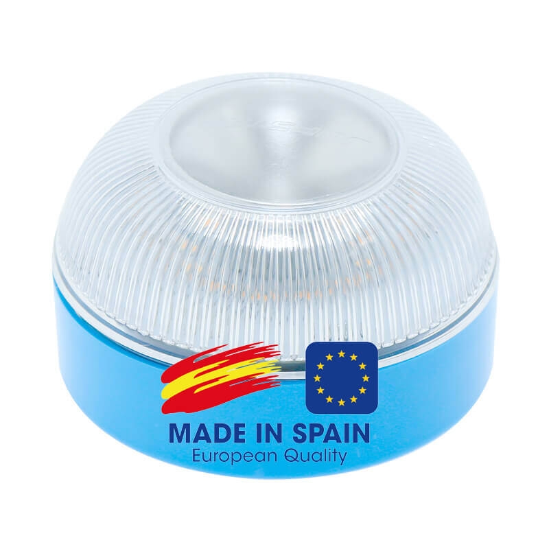 Lumină de Urgență Led Pentru Mașini V16 Ip55 Omologat Dgt + Bază Magnetică (Baterie Inclusă)