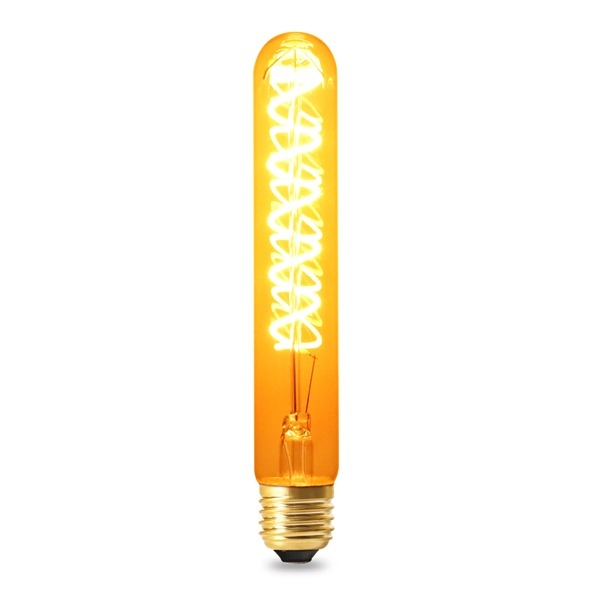Bec Led Cu Filament Spiral E27 T30 4W Chihlimbar