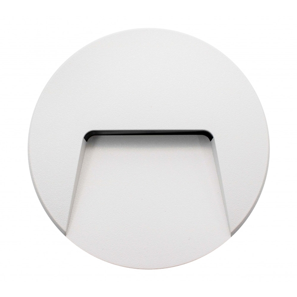 Baliza de Suprafață Cu Led Rotundă Albă 3W Ip65