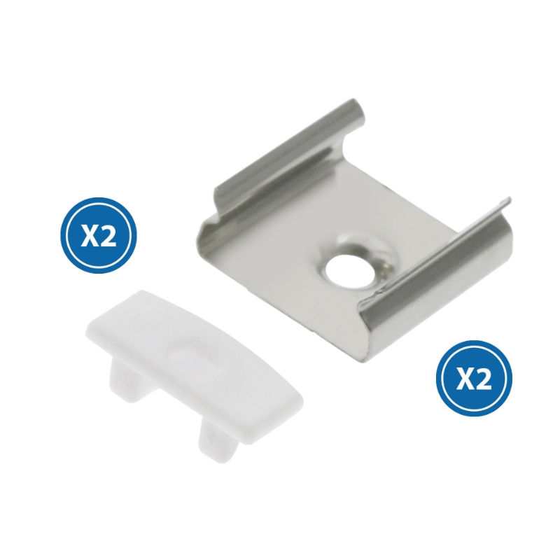 Pachet de 2 Mufe Și 2 Capse Pentru Profil Lm3707