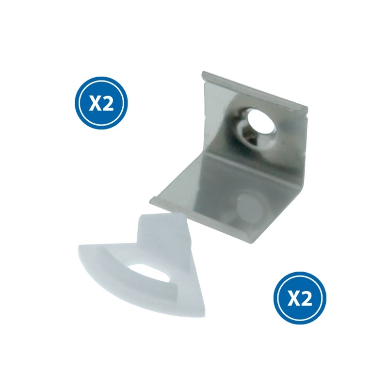 Pachet de 2 Mufe Și 2 Capse Pentru Profil Lm3713