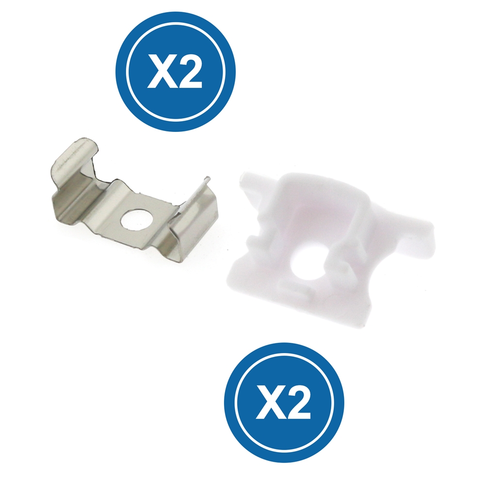 Pachet de 2 Mufe Și 2 Capse Pentru Profil Lm3714