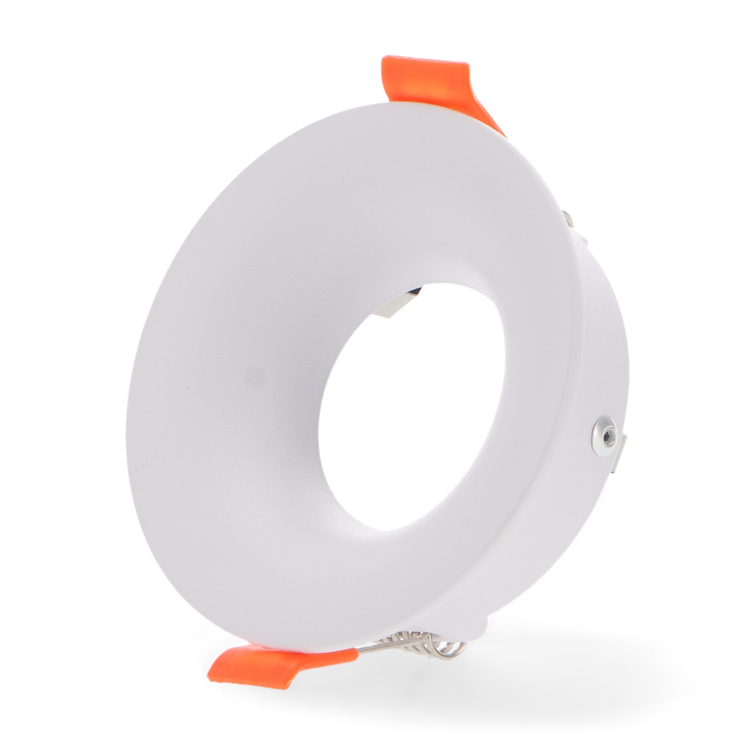 Inel Fix Rotund Alb Seria Infinity Pentru Gu10/mr16