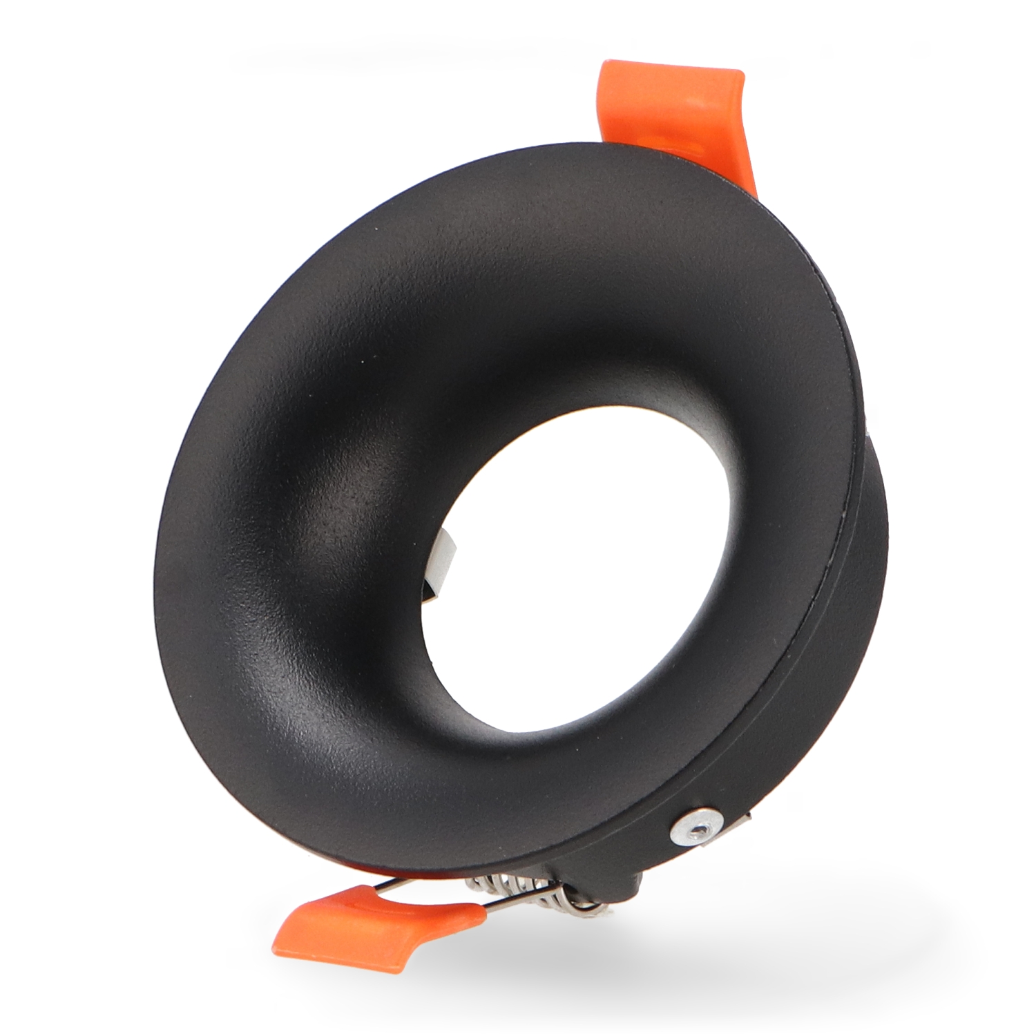 Inel Fix Rotund Negru Seria Infinity Pentru Gu10/mr16