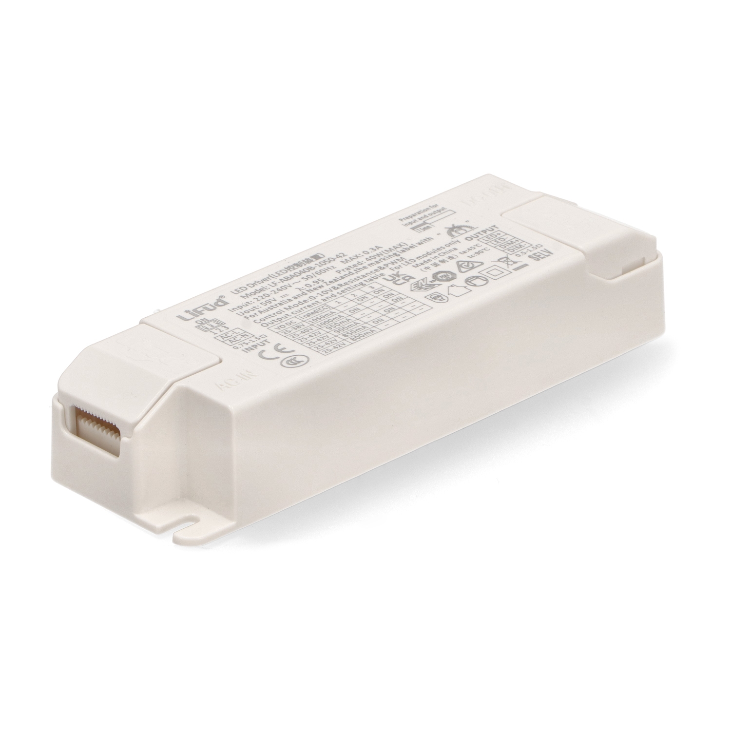 Driver Lifud Reglabil 0-10V Ieșire 20-42V Dc Lf-Aba040B1050-42