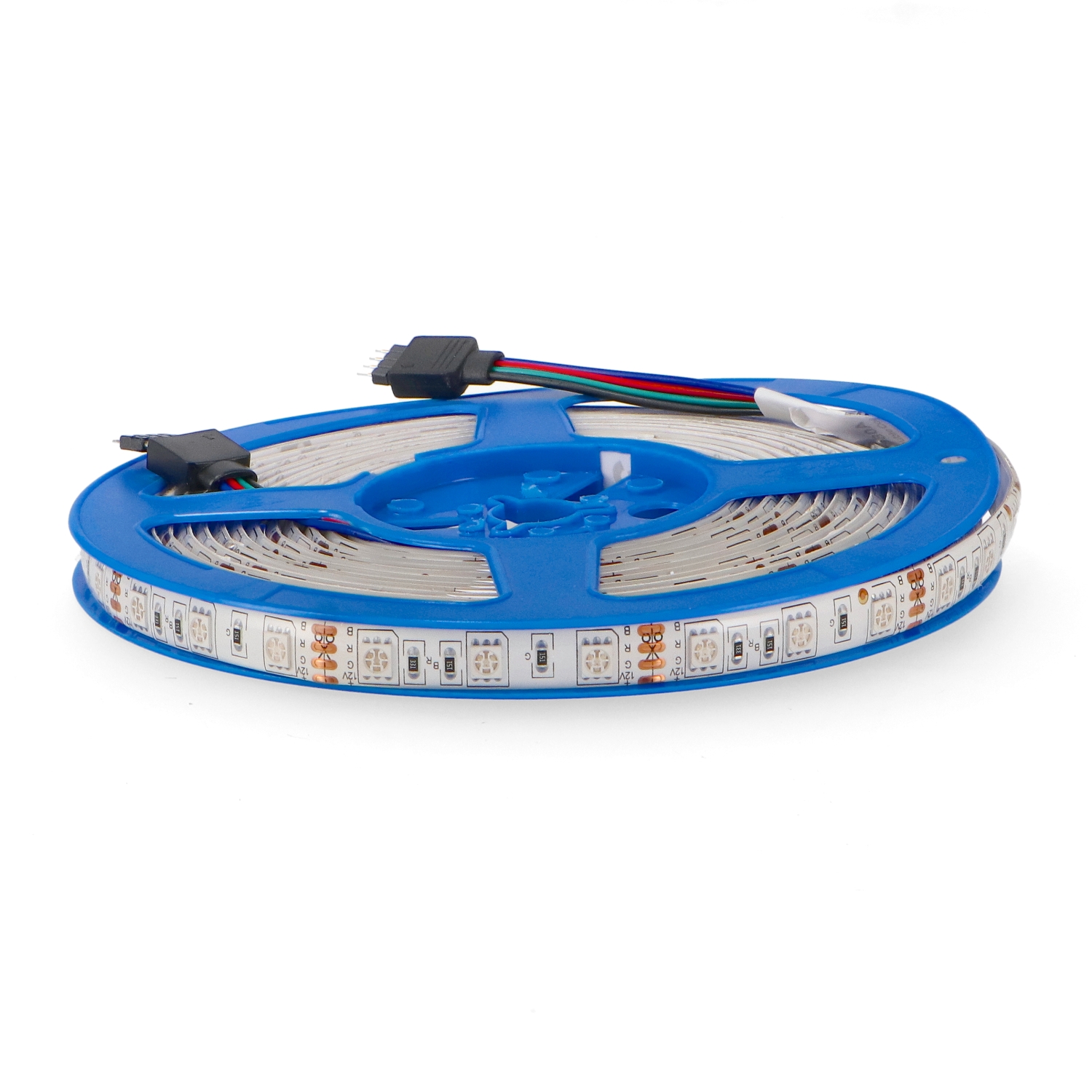 Bandă Led 12V Ip65 Rgb 60 Led/m - 5 Metri Smd5050 Videny