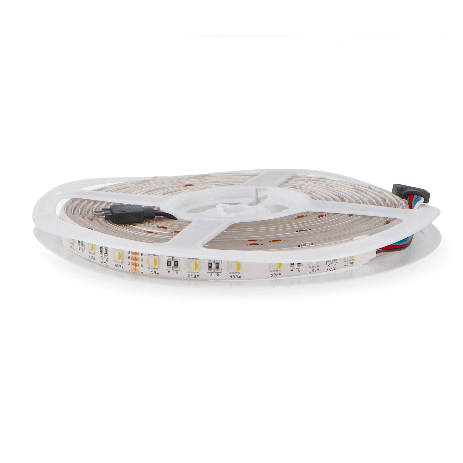 Bandă Led 24V Rgb+W (3000K) 60 Led/m Ip65 - 5 Metri Dc Smd5050 Videny