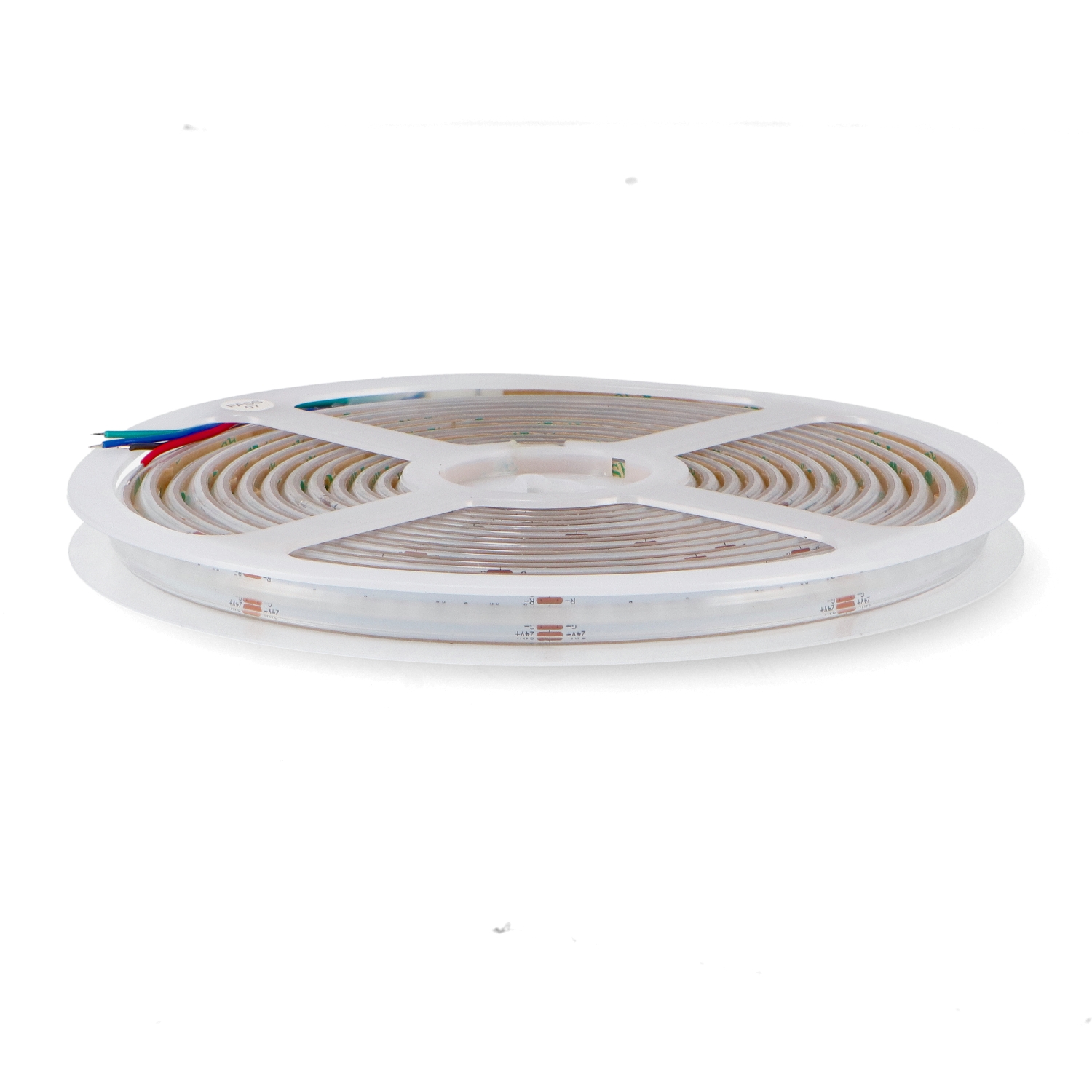 Bandă Led 24V Rgb 768 Led/m Ip65 - 5 Metri Dc Cobled Nake