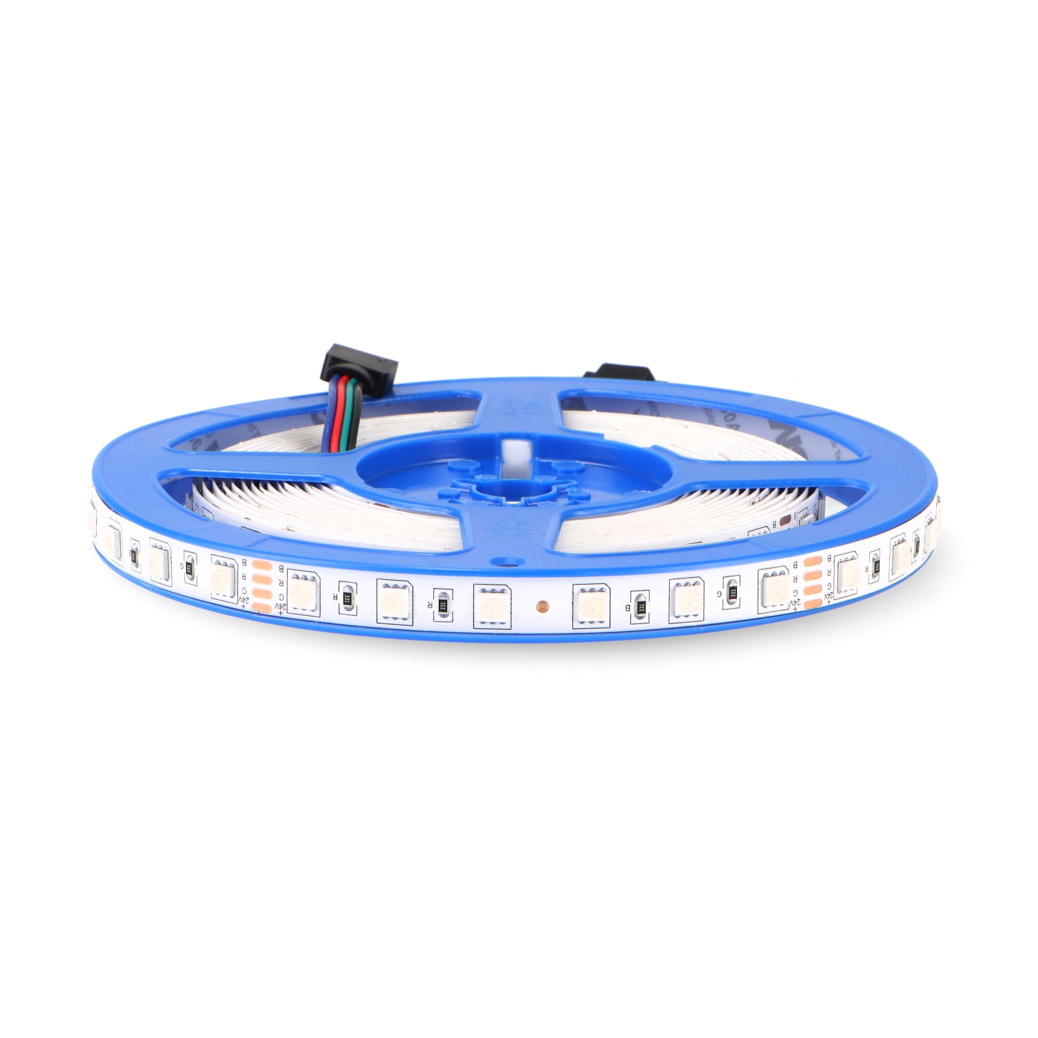 Bandă Led 24V Ip20 Rgb 60 Led/m - 5 Metri Dc Smd5050 Videny