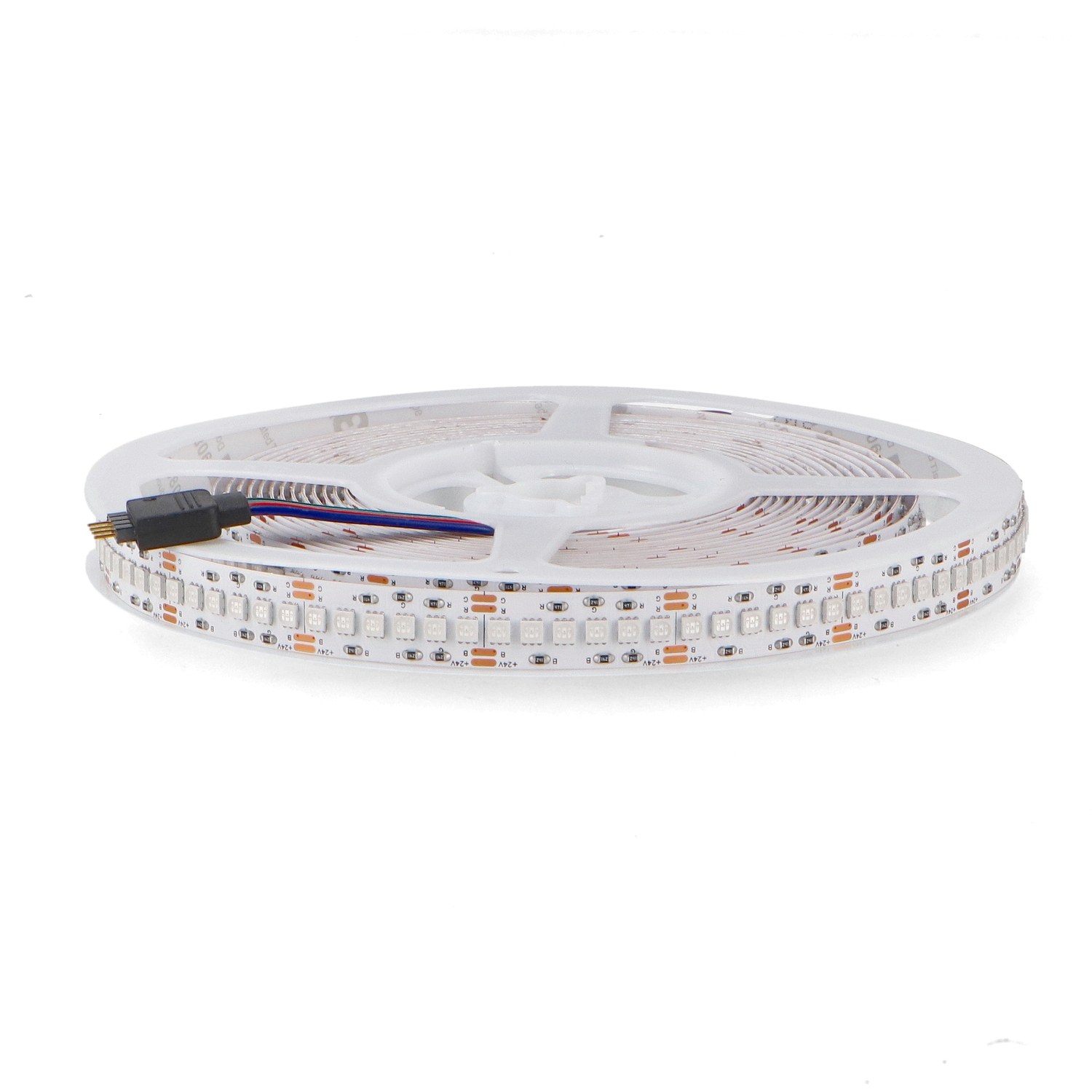 Bandă Led 24V Ip20 Rgb 204 Led/m - 5 Metri Dc Smd3535 Seria Classic