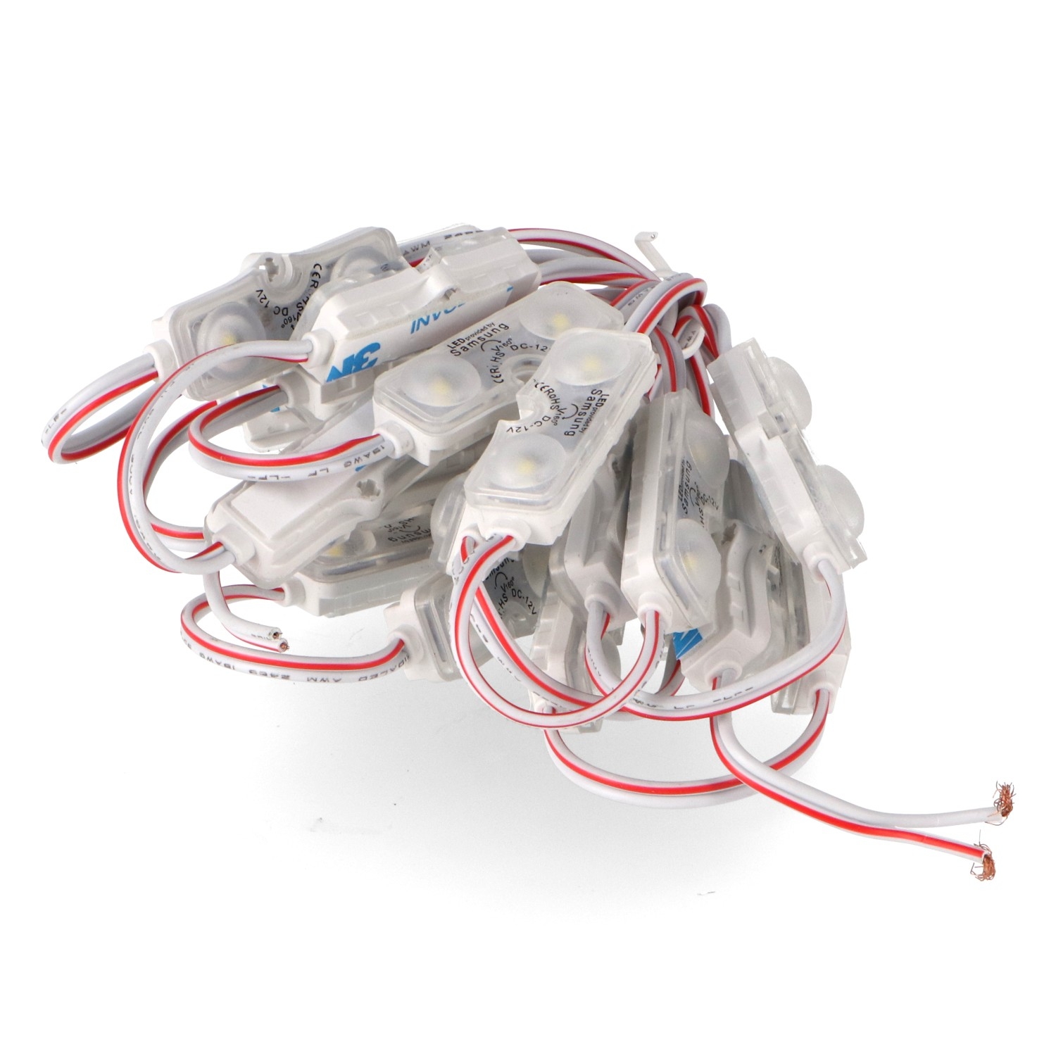 Șir de 20 de Module Din 2 Led-Uri Smd Samsung 12V Dc 1W