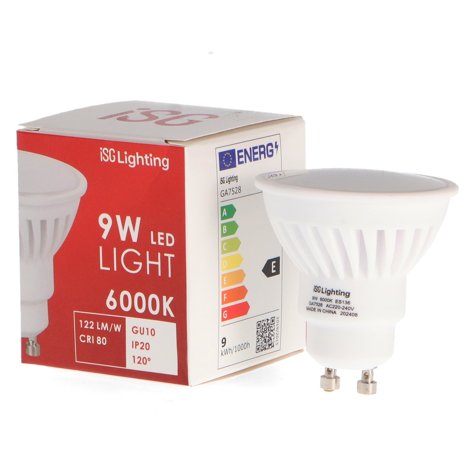 Bec Led Gu10 Smdpro 9W 120º