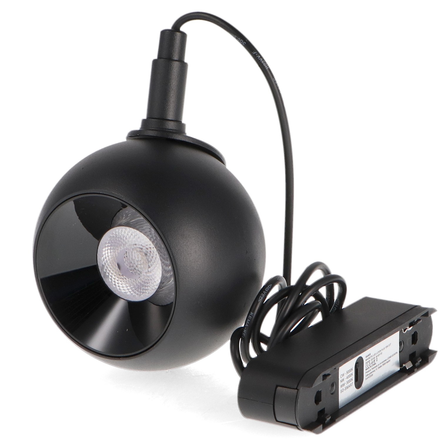 Spot Led Seria Et16 12W Pentru Pista Magnetica Negru 48V