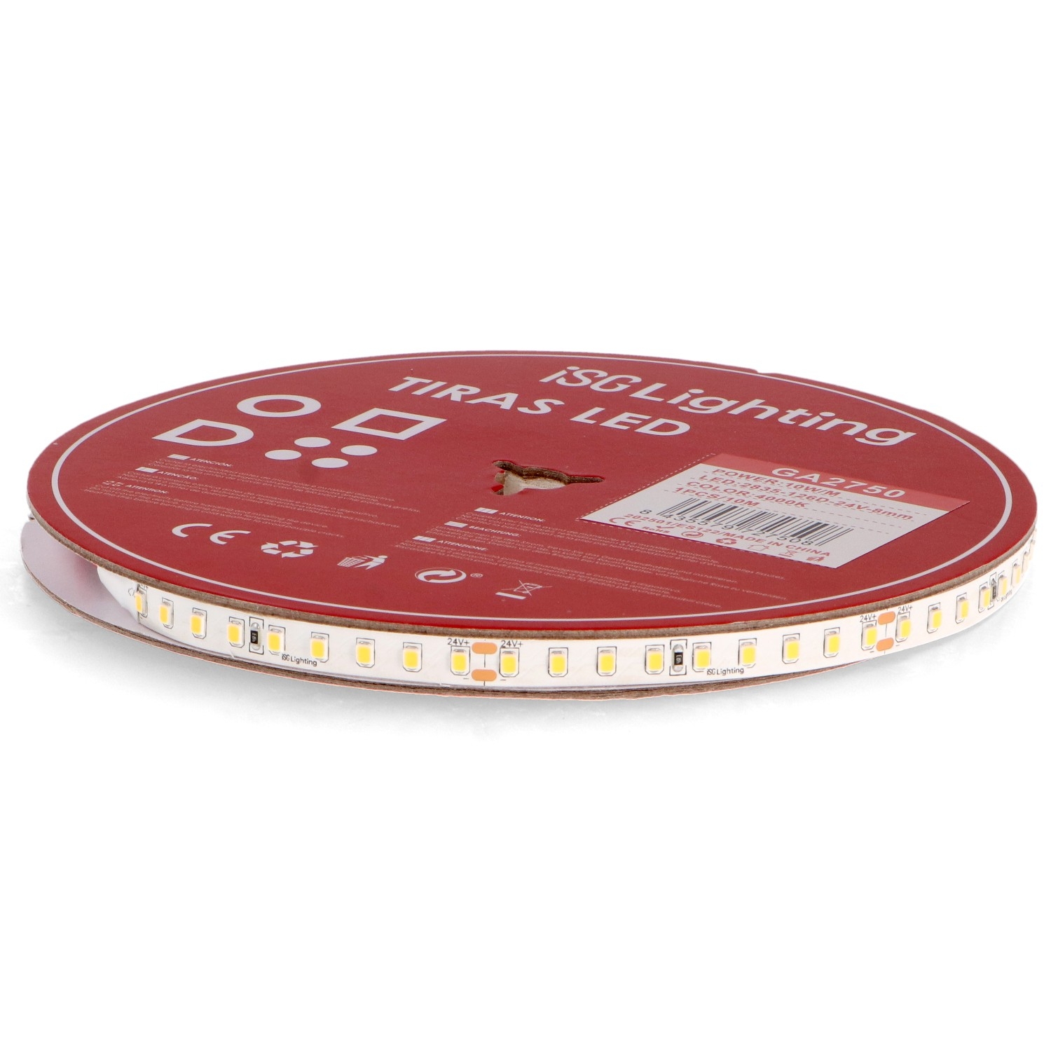 Bandă Led 24V Dc Smd2835 126 Led/m - 10Metri