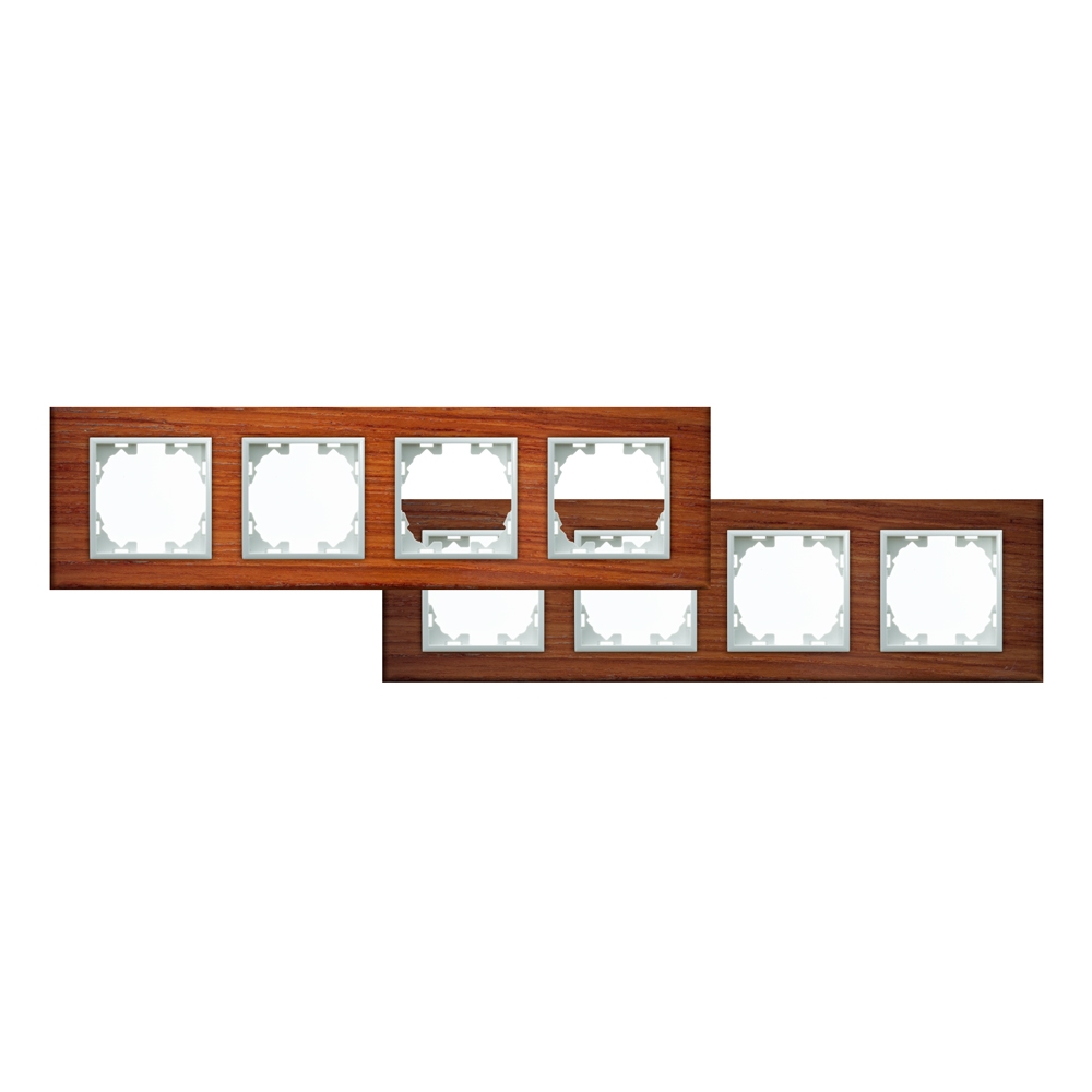 Cadru Din Lemn Natural Pentru 4 Module - Fm