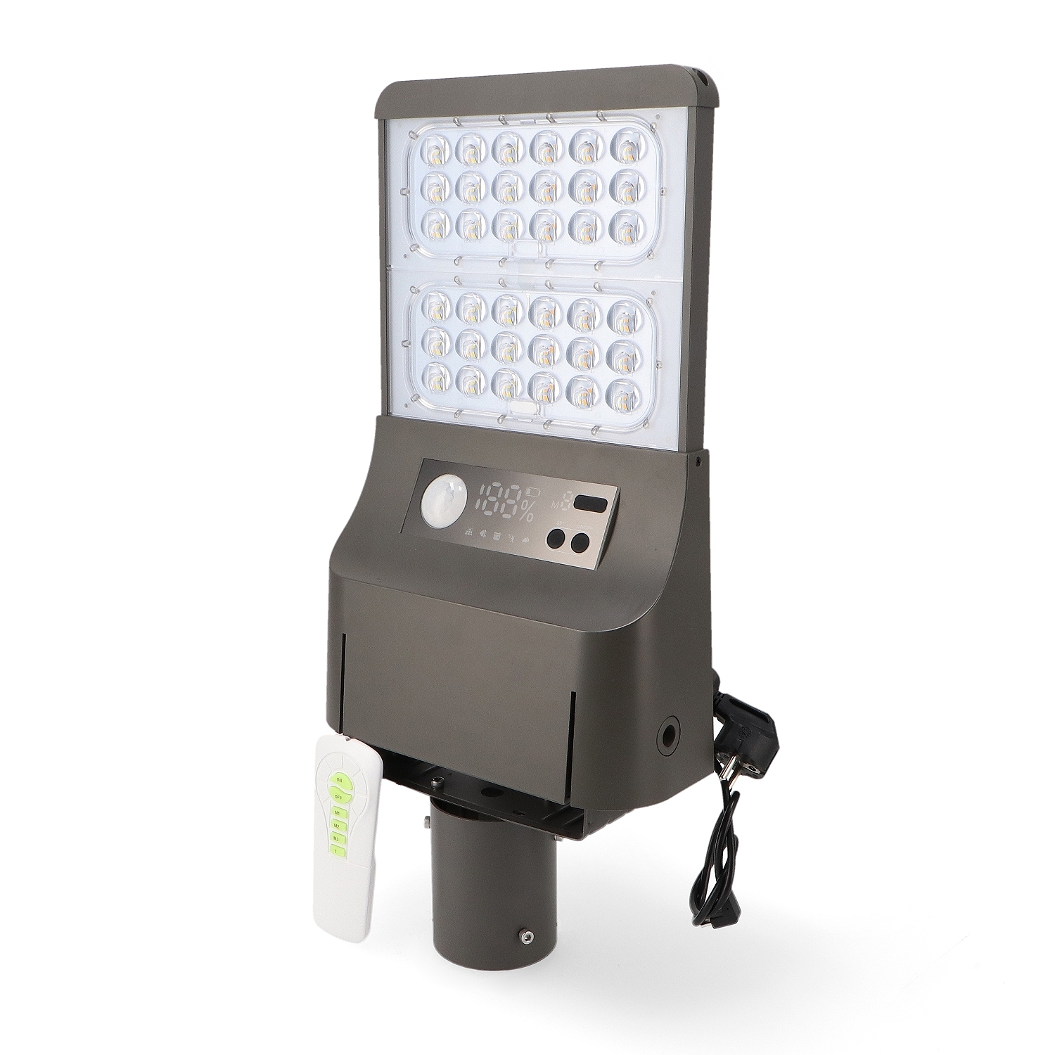 Lumină Stradală Solară Led Hibryd Pentru Iluminat Public 9000 Lm