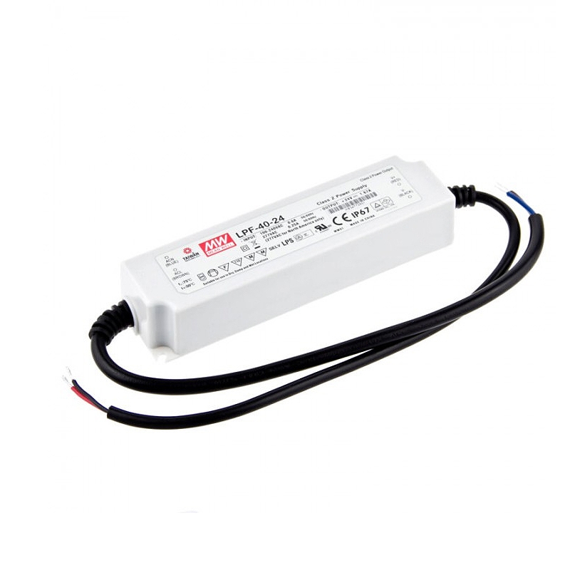 Alimentare Pentru Benzi Led Mean Well 40W 24V Dc Ip67