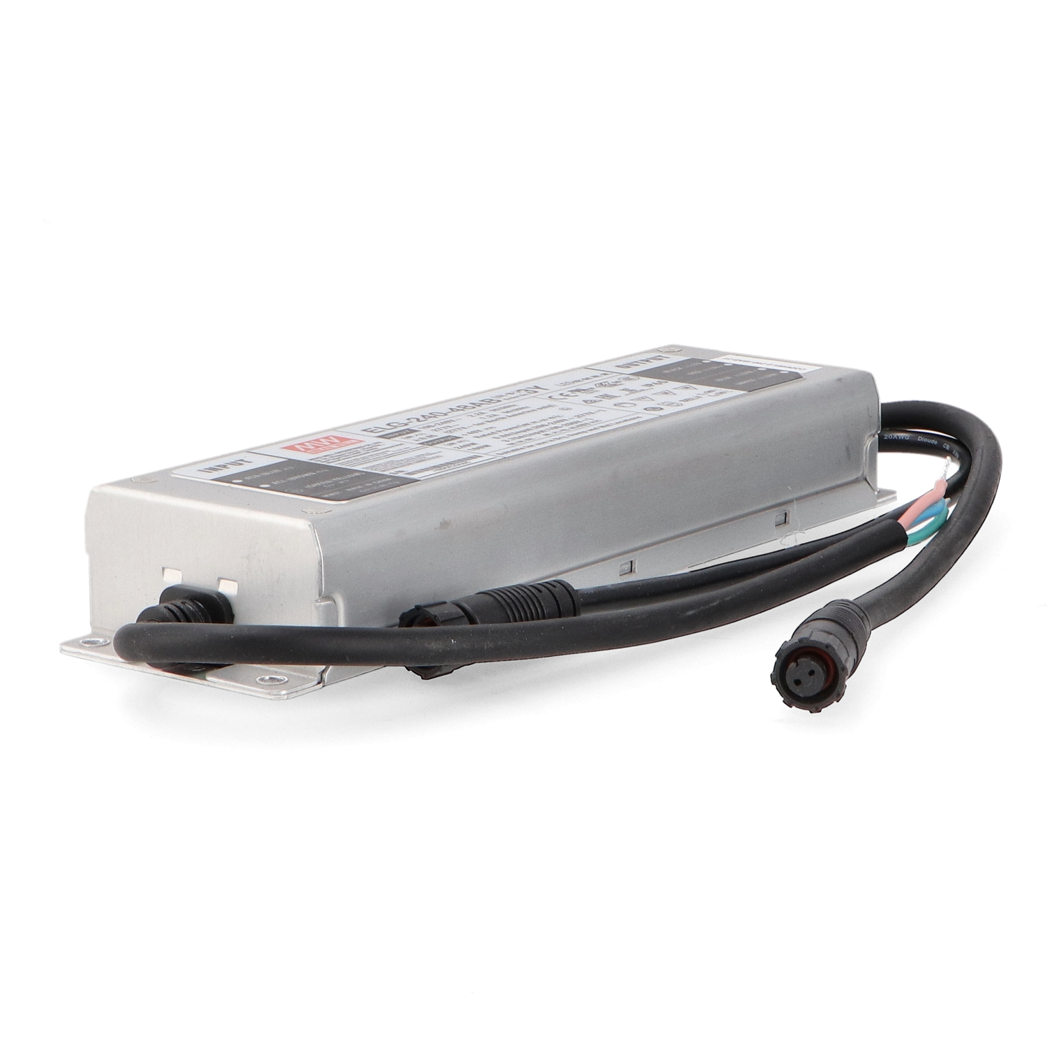 Driver Meanwell Elg-240-48Ab Reglabil 1-10V Ip65 Pentru Spoturi Modulare Led Stadion de 250W