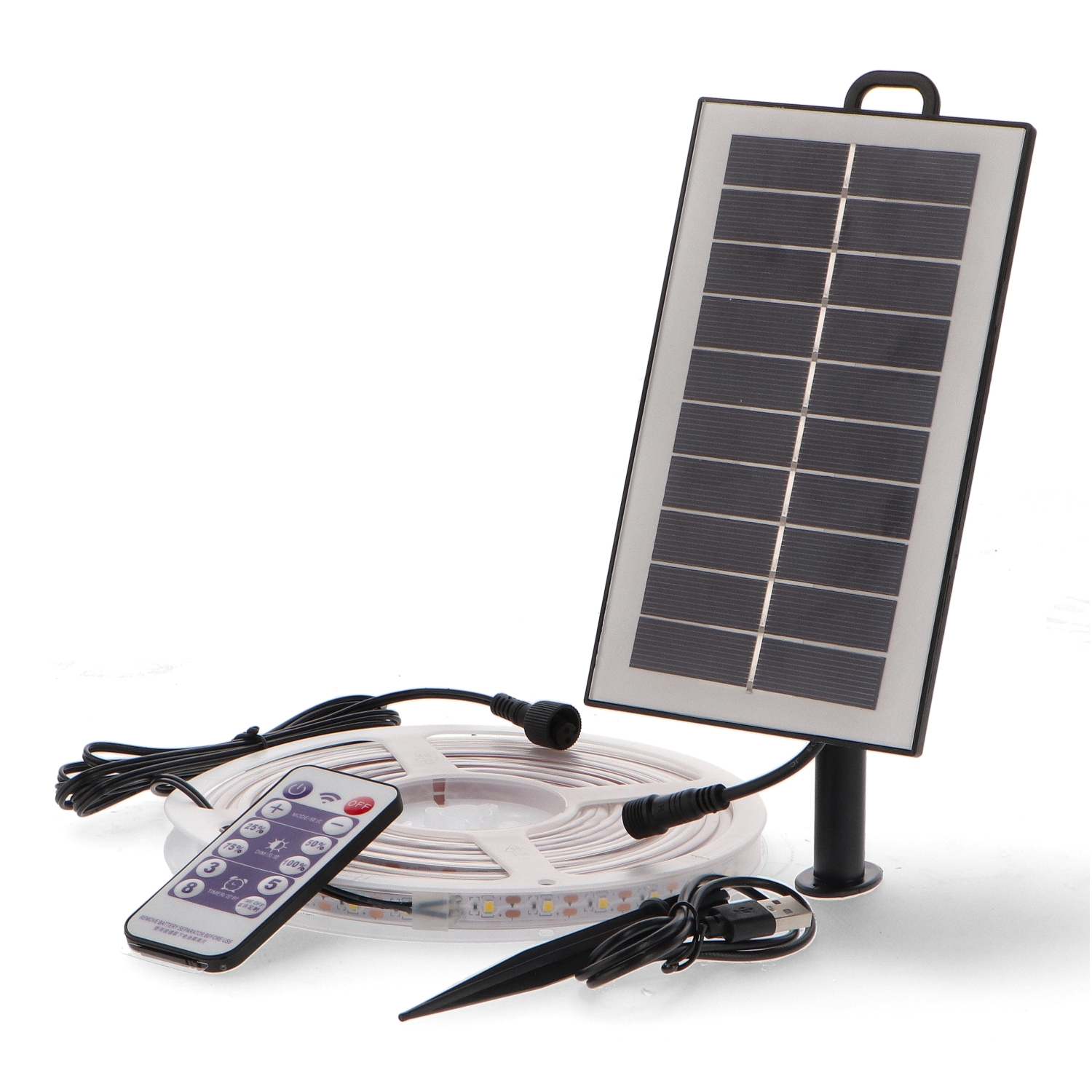 Pachet Bandă Led Solar Smd2835 300L 3000K - 5 Metri