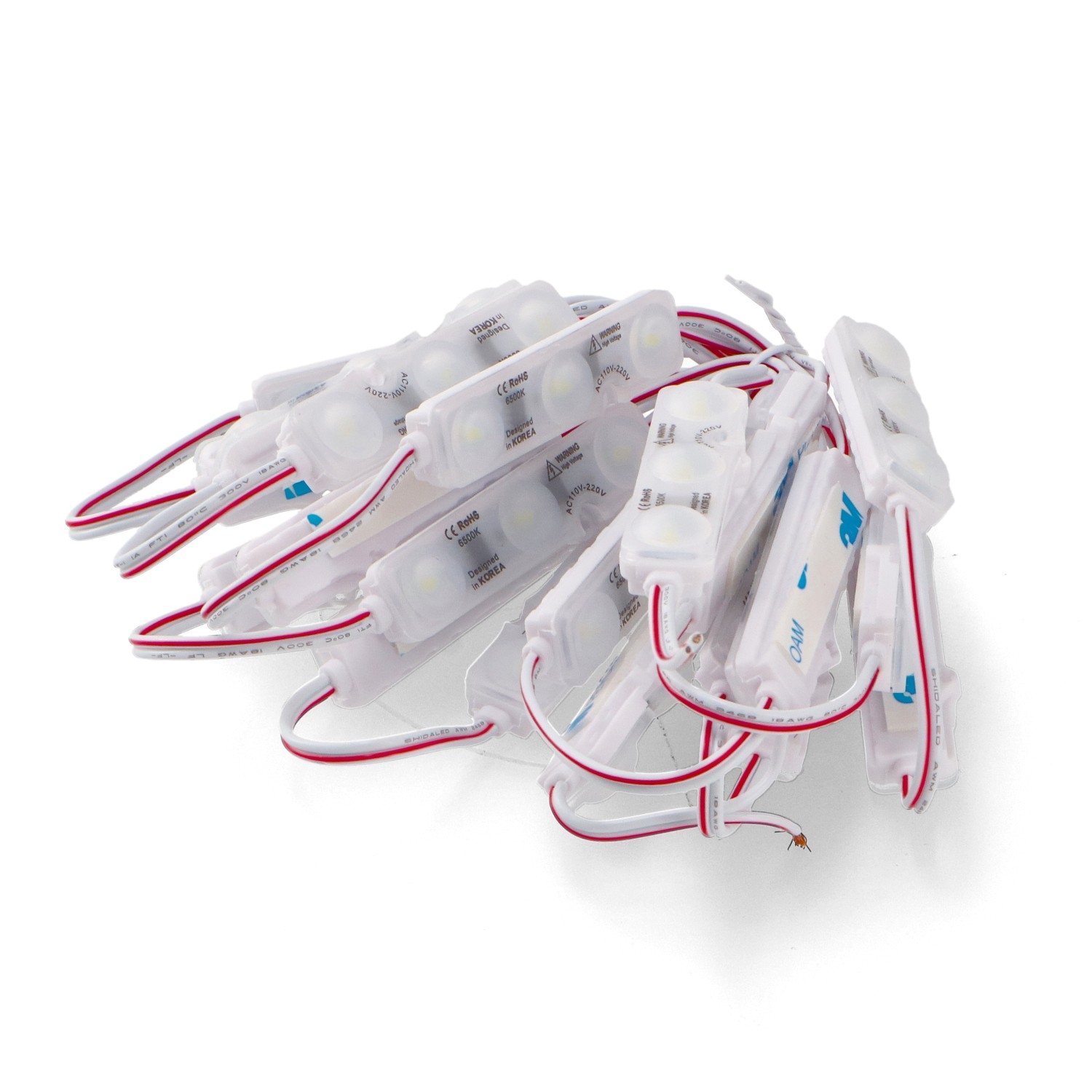 Șir de 20 Module Din 3 Led-Uri Samsung Smd 220V Ac 2W