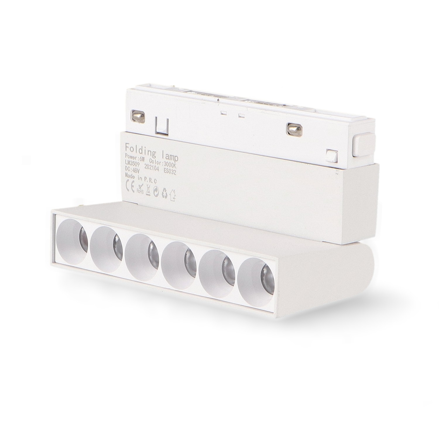 Spot Led Aotrom 6W Pentru Sina Magnetica Alb 48V - Dsc