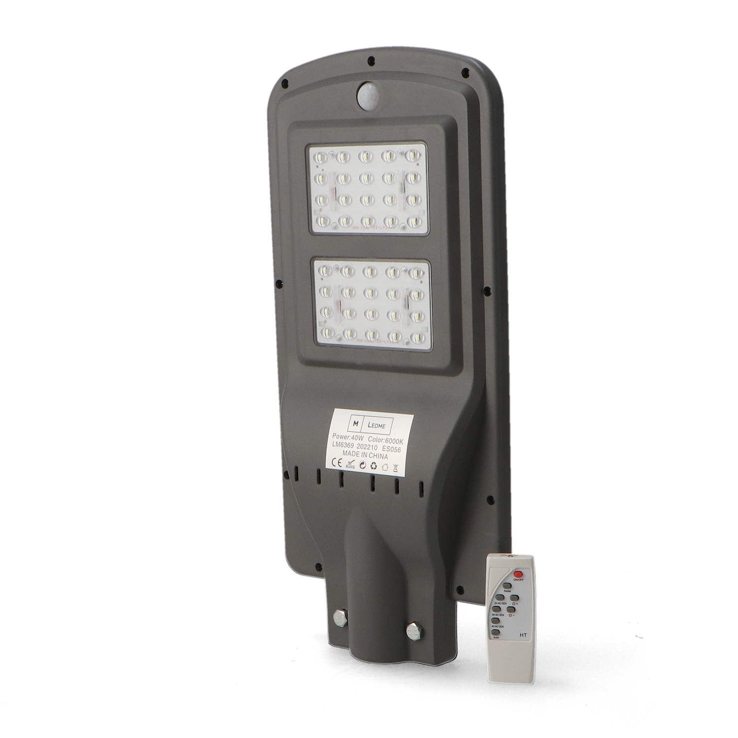 Lumină Stradală Solară Led Pentru Iluminat Public 40W Cu Senzor