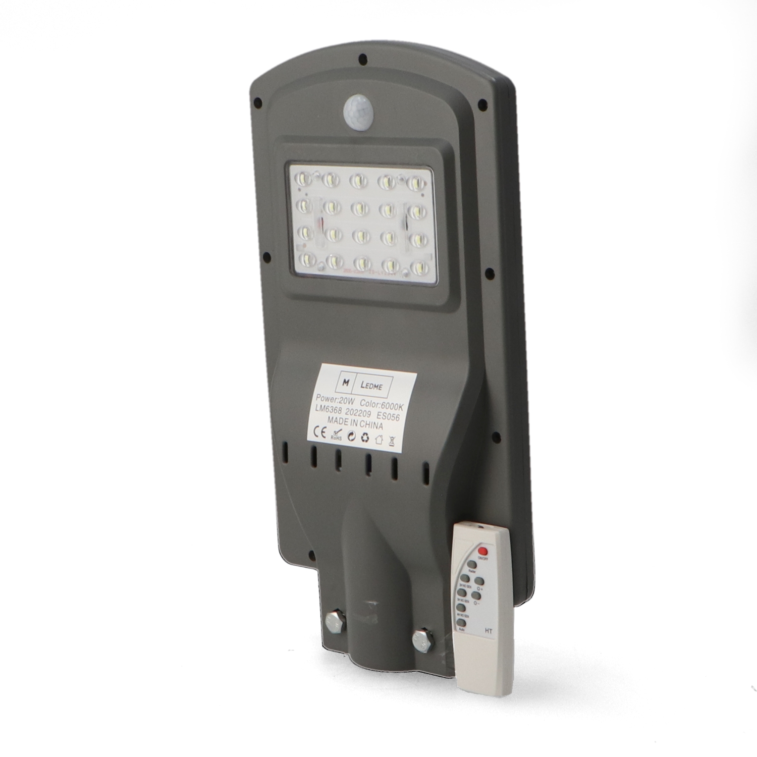 Lumină Stradală Solară Led Pentru Iluminat Public 20W Cu Senzor