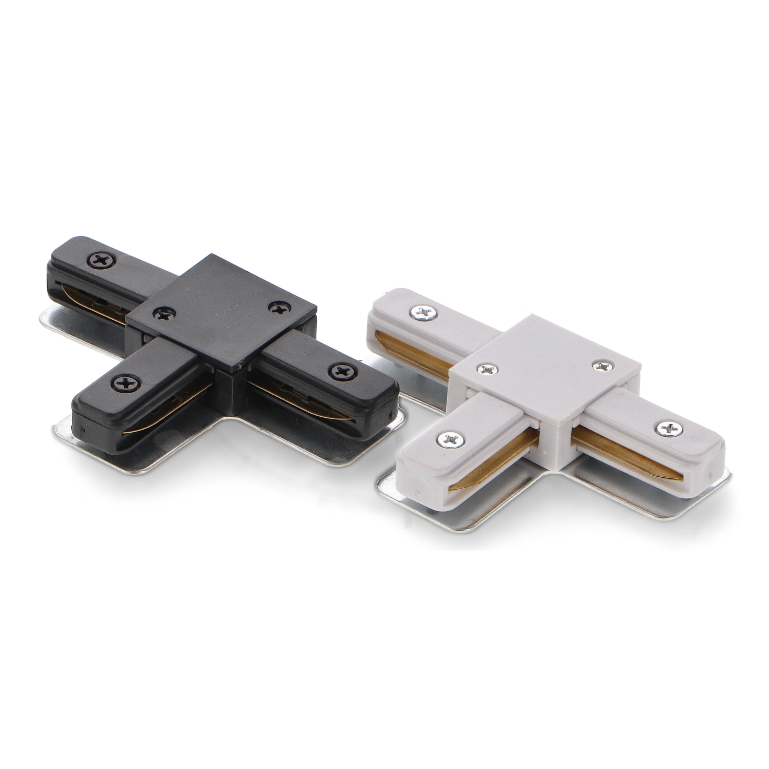 Conector T Pentru Șină Monofazată Albă