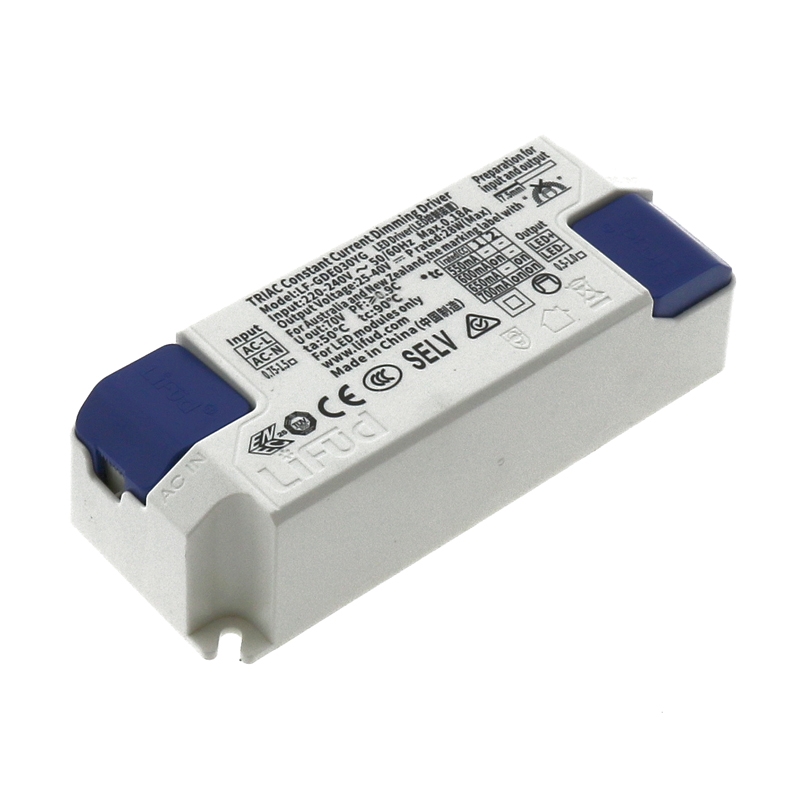Driver Lifud Triac Reglabil Ieșire 25-42V Dc 30W Fără Pâlpâire Lf-Gde030Yg