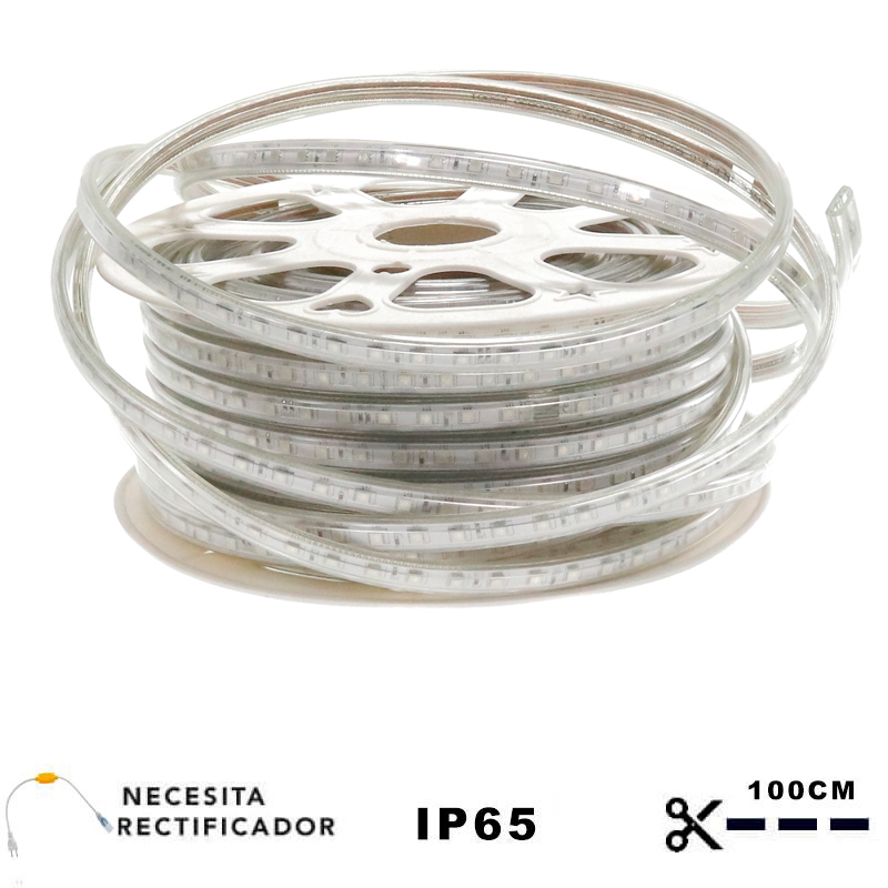 Bandă Led 220Vac Smd5050 60Led/m Rozok 14W/m Rgb - 50 Metri - Dsc