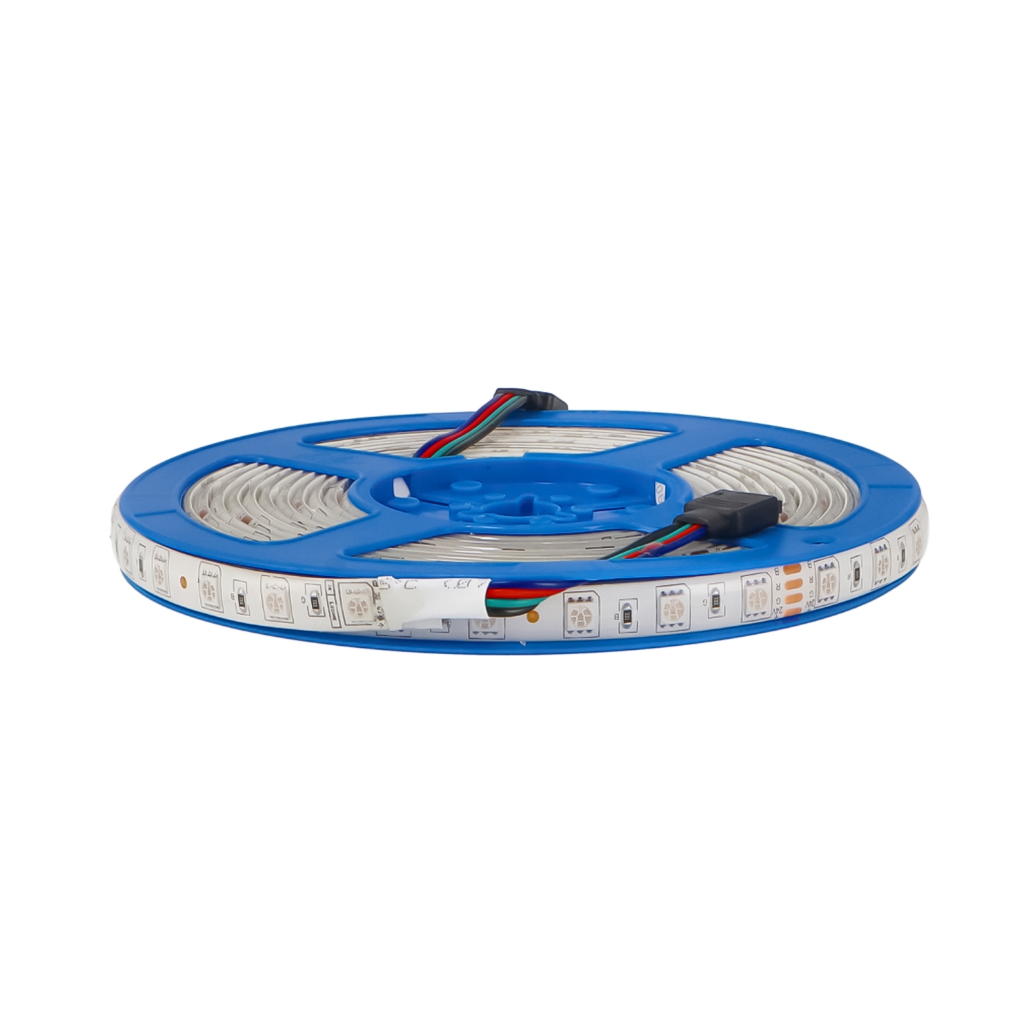 Bandă Led 24V Ip65 Rgb 60 Led/m - 5 Metri Dc Smd5050 Videny