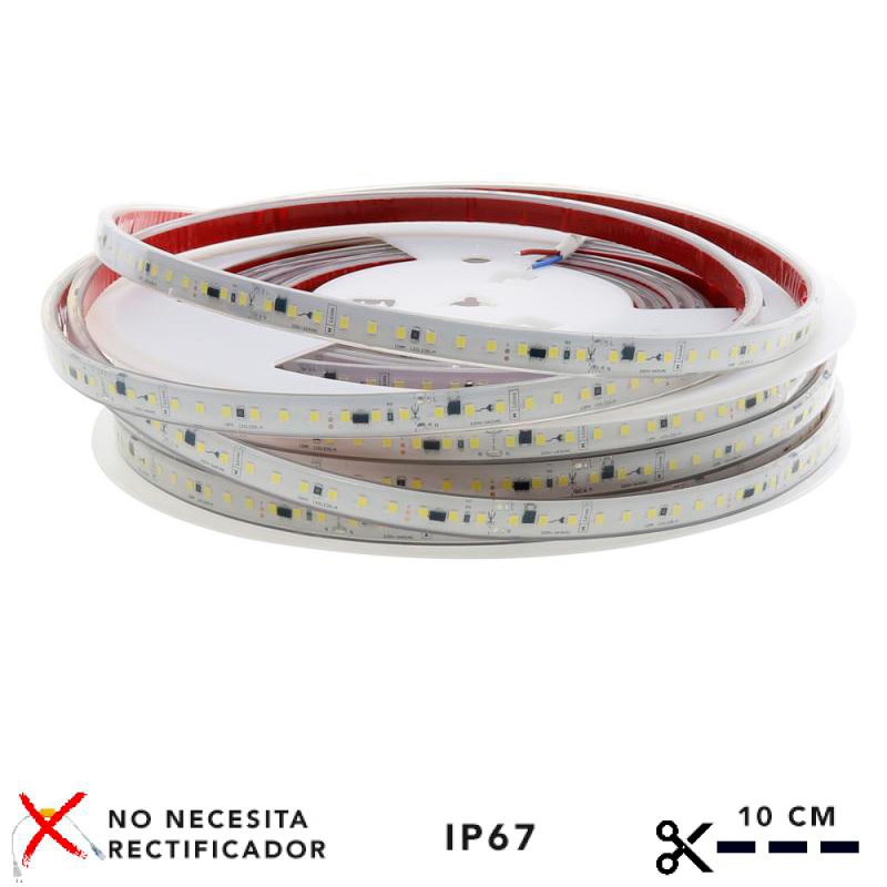Bandă Led 220Vac Smd2835 Ruzok 12W/m Ip67 - 20 Metri - Dsc