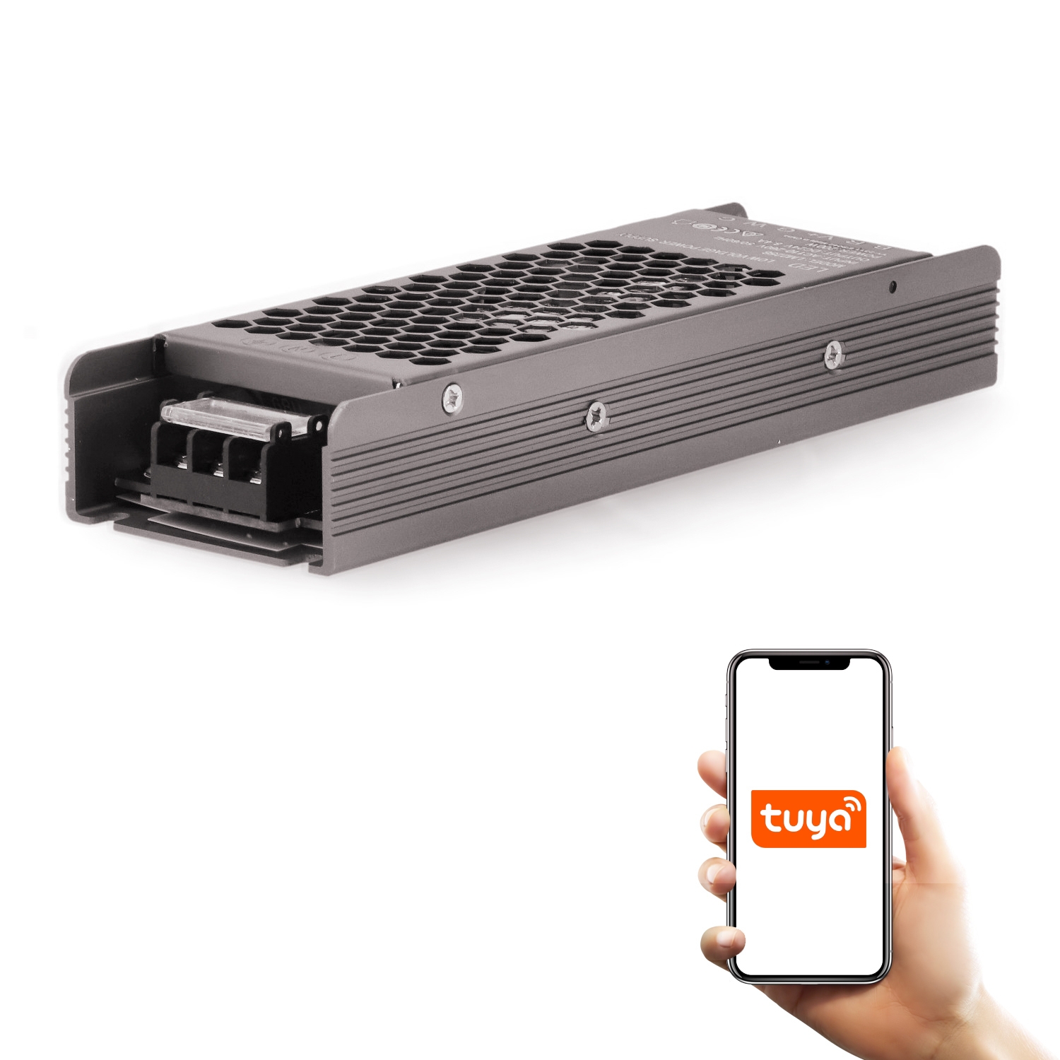 Sursa de Alimentare Reglabila Prin App Tuya Led 200W 24Vdc Rgb+Cct