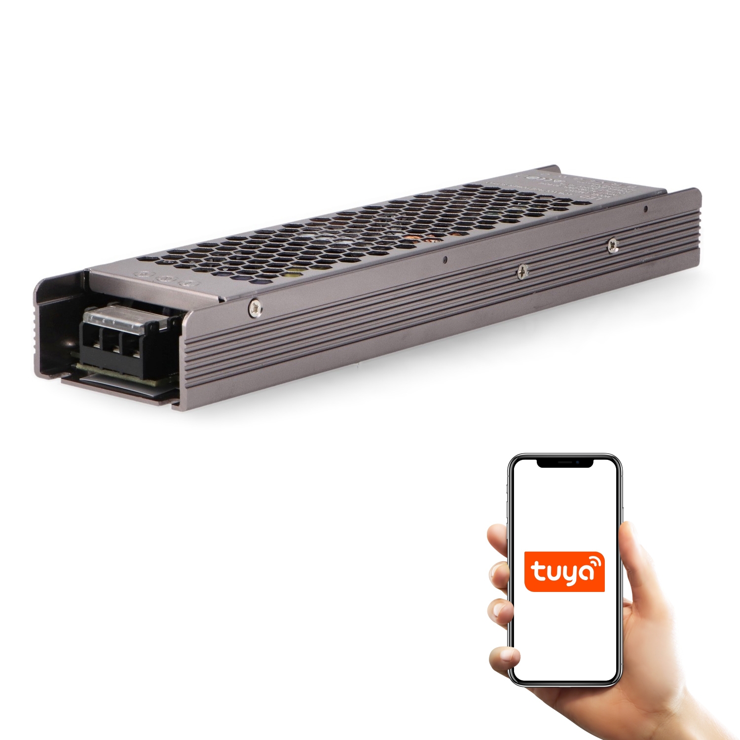 Sursa de Alimentare Reglabila Prin App Tuya Led 400W 24Vdc Rgb+Cct