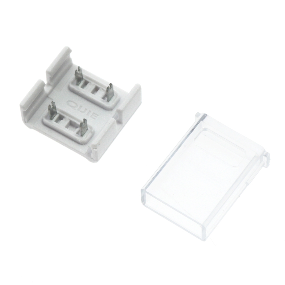 Conector Intermediar Pentru Bandă Led Ip68 12Mm Out 10Mm In 2Pin