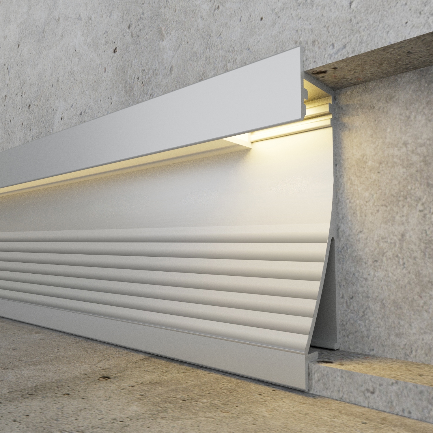 Profil Din Aluminiu Swinsuit Pentru Incasare 12/24V 2 Metri - Dsc