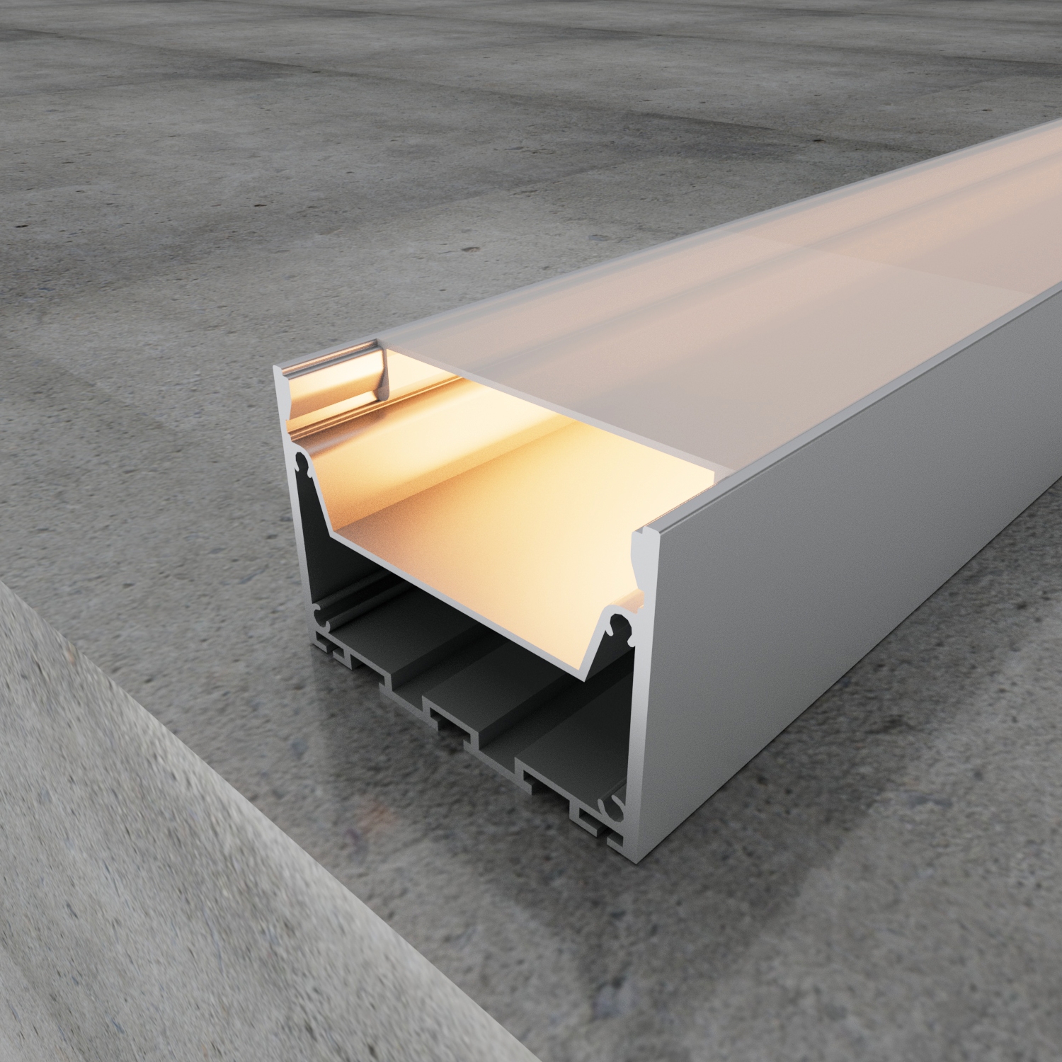 Profil Din Aluminiu Orus 2 Metri 12V/24V/220V - Dsc