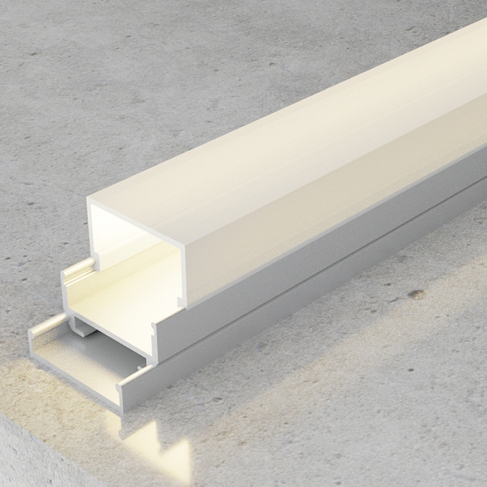 Profil Special Din Aluminiu 12/24/220V 2 Metri - Dsc