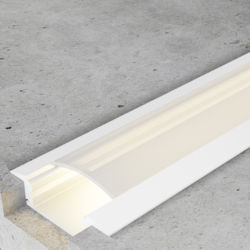 Profil Sub Aluminiu Lacuit Alb - 2 Metri