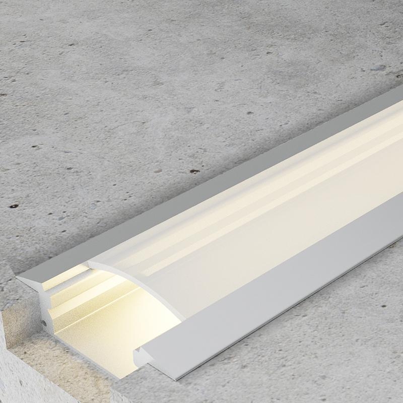 Profil Din Aluminiu Cu Aripi Pentru înglobare 2 Metri 12V/24V - Dsc