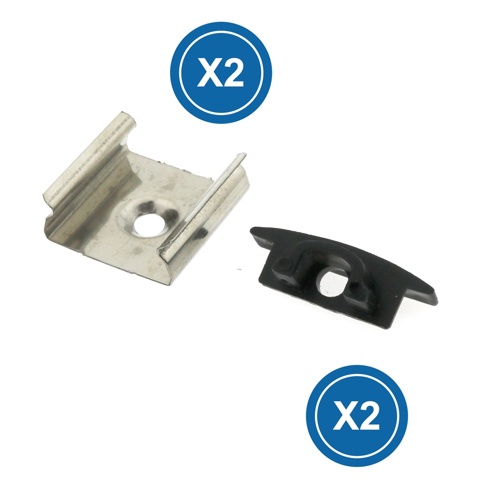 Pachet de 2 Mufe Și 2 Capse Pentru Profil Lm3706A