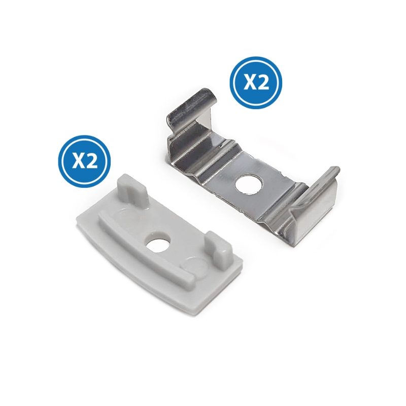 Pachet de 2 Mufe Și 2 Capse Pentru Profil Lm3729