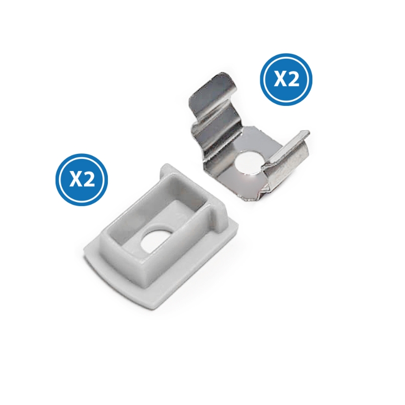 Pachet de 2 Mufe Și 2 Capse Pentru Profil Lm3747