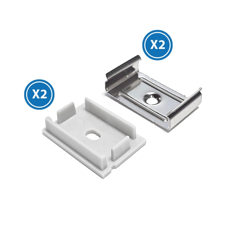 Pachet de 2 Mufe Și 2 Capse Pentru Profil Lm3779