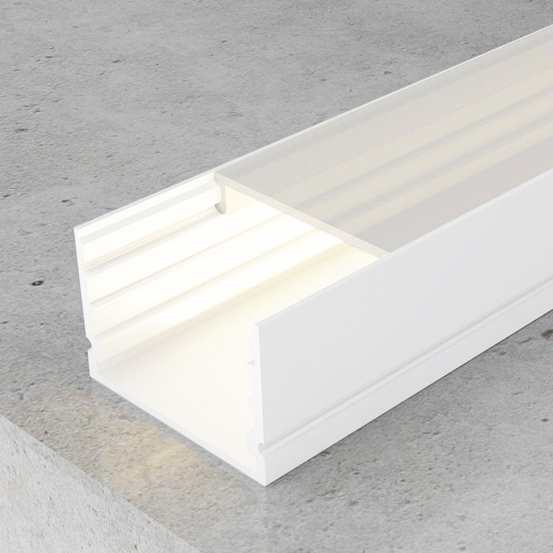 Profil Din Aluminiu Lacuit Rok White - 2 Metri