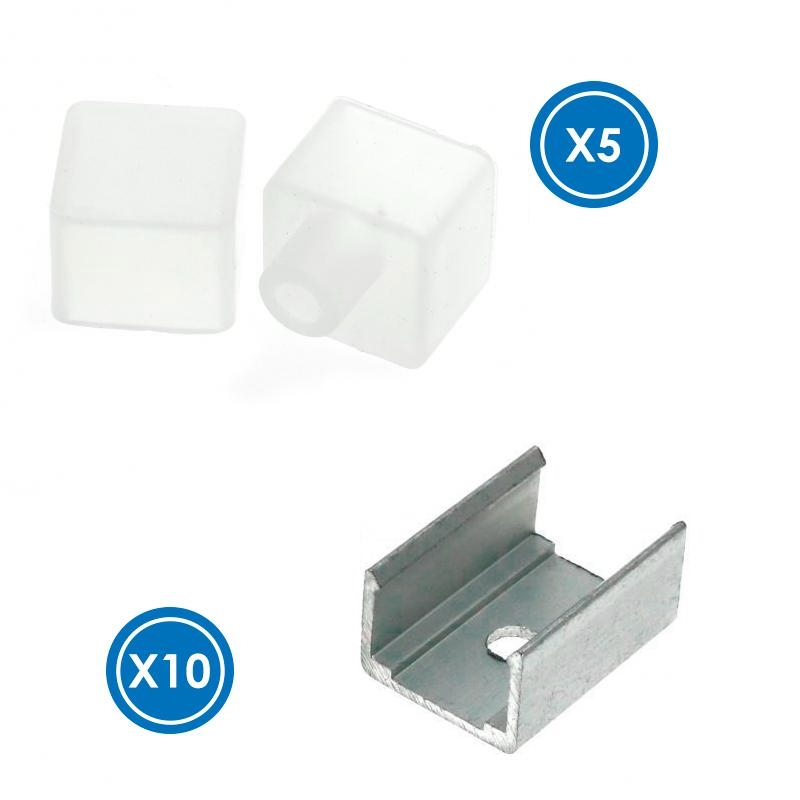 Pachet de Dopuri Și Capse Pentru Banda Neon Cover Lm3973
